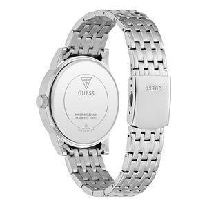 Guess Gents Silver Tone Stainless Steel Watches Additional View