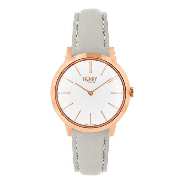 Henry London Ladies Rose Gold PVD Plated Stainless Steel Quartz Watch Primary View