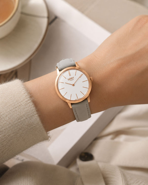 Henry London Ladies White Quartz Watch Additional View