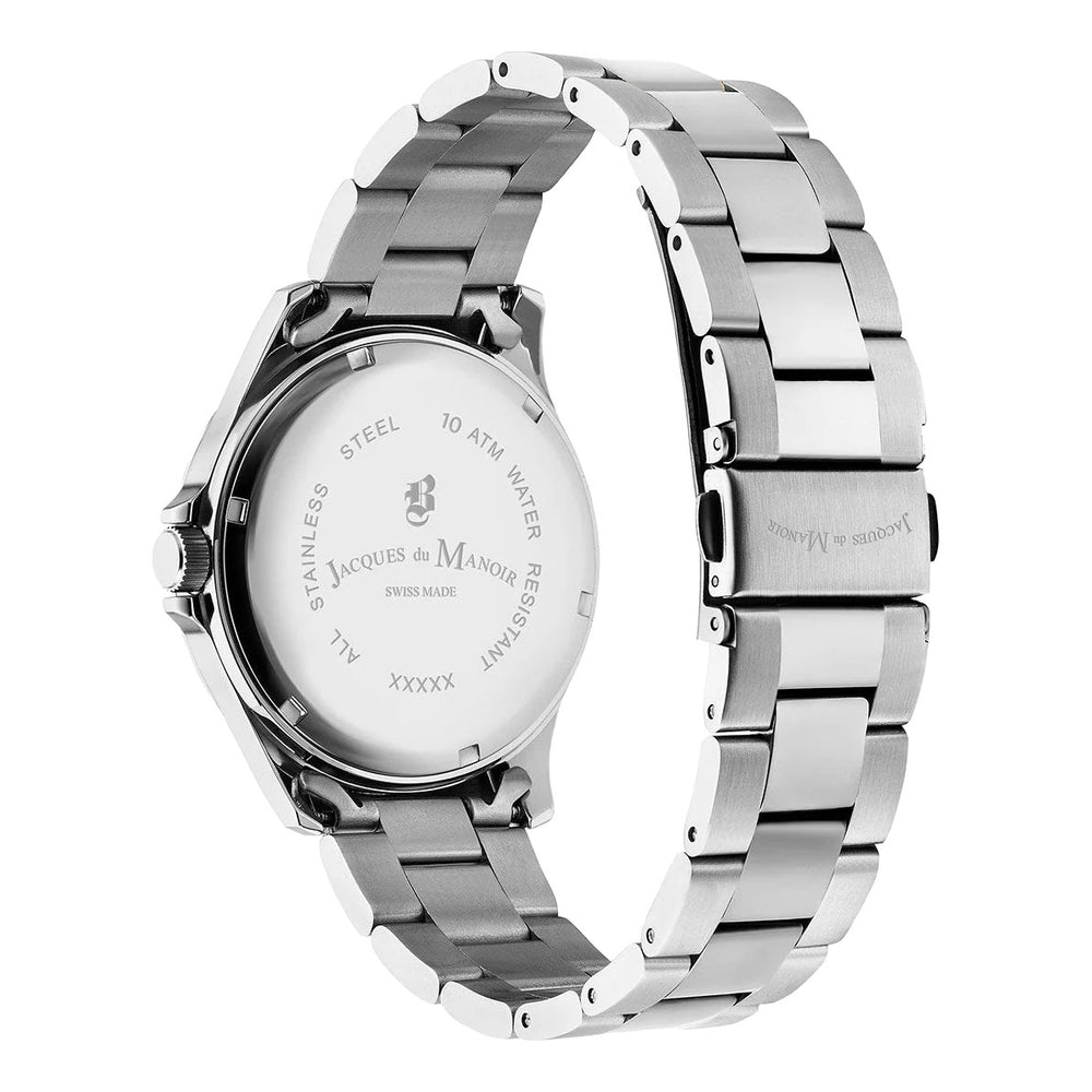 Jacques Du Manoir Gents Stainless Steel Quartz Watch Primary View
