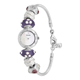 Accurist Ladies Silver Plated Charmed Watch LB1600HS