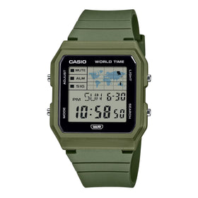 Casio Gents Vintage Five Alarm World Map Watch LF-30W-3AEF