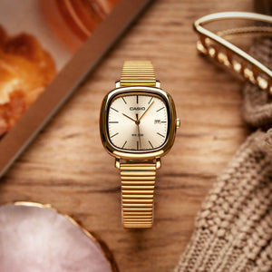 Casio Ladies Gold Quartz Watch Secondary View