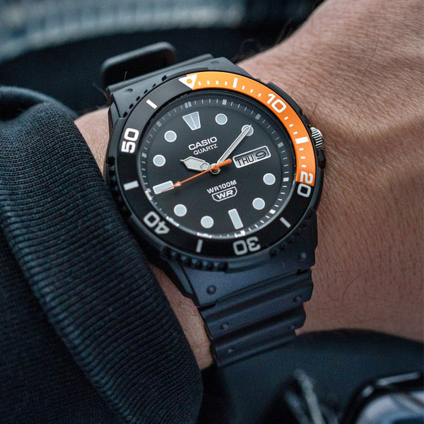 Casio Gents Black Wristwatch Additional View