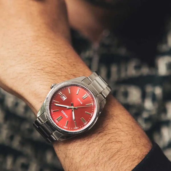 Casio Gents Red Wristwatch Additional View