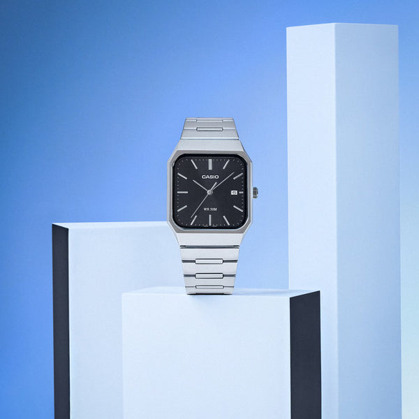 Casio Unisex Silver Quartz Watch Secondary View