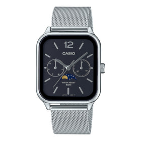 Casio Timeless Collection Moonphase 34mm 5ATM Watch MTP-M305M-1AVER