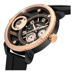 Police Gents Black Wristwatch Additional View