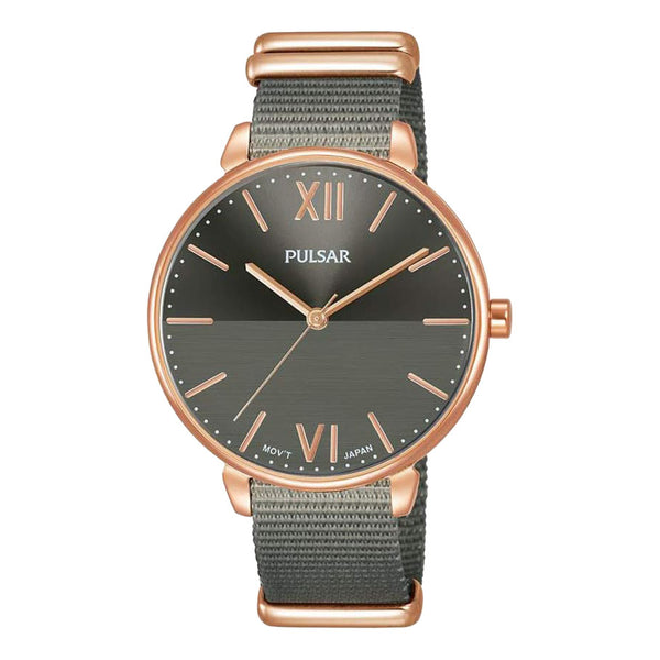 Pulsar Ladies Rose Gold PVD Plated Stainless Steel Quartz Watch Primary View