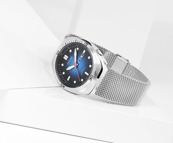 Pulsar Gents Dress Bracelet 42mm Watch PJ6097X2