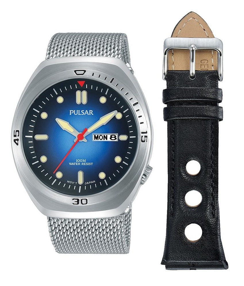 Pulsar Gents Dress Bracelet 42mm Watch PJ6097X2