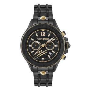 Plein Sport Gents Ion Coated Stainless Steel Quartz Watch Primary View