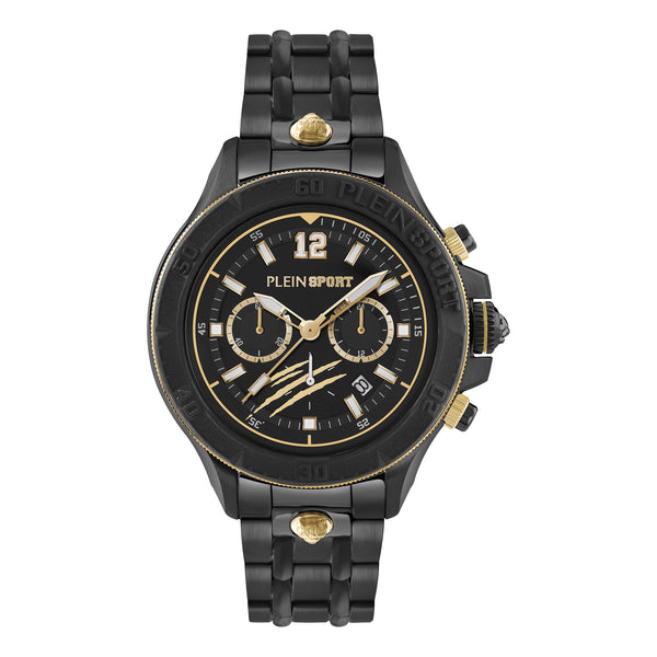 Plein Sport Gents Ion Coated Stainless Steel Quartz Watch Primary View