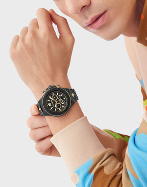 Plein Sport Gents Ion Coated Stainless Steel Quartz Watch Additional View