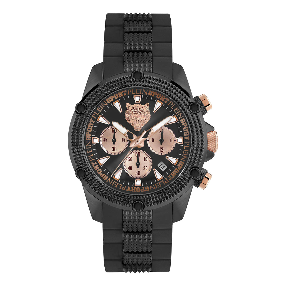 Plein Sport Gents Ion Coated Stainless Steel Quartz Watch Primary View