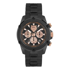 Plein Sport Gents Ion Coated Stainless Steel Quartz Watch Primary View
