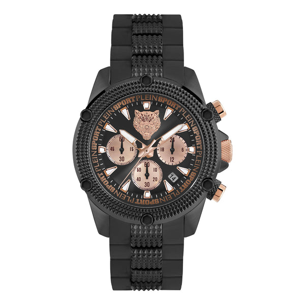 Plein Sport Gents Ion Coated Stainless Steel Quartz Watch Primary View