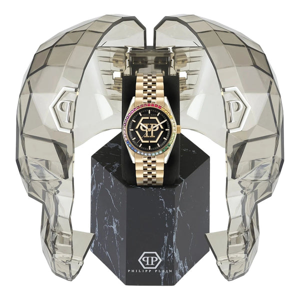 Philipp Plein Ladies Gold Tone Stainless Steel Quartz Watch Additional View