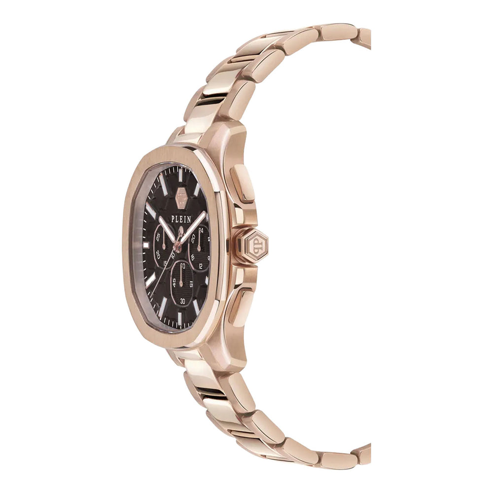 Philipp Plein Gents Rose Gold PVD Plated Stainless Steel Quartz Watch Primary View