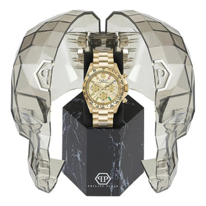 Philipp Plein Ladies Gold Tone Stainless Steel Wristwatch Additional View