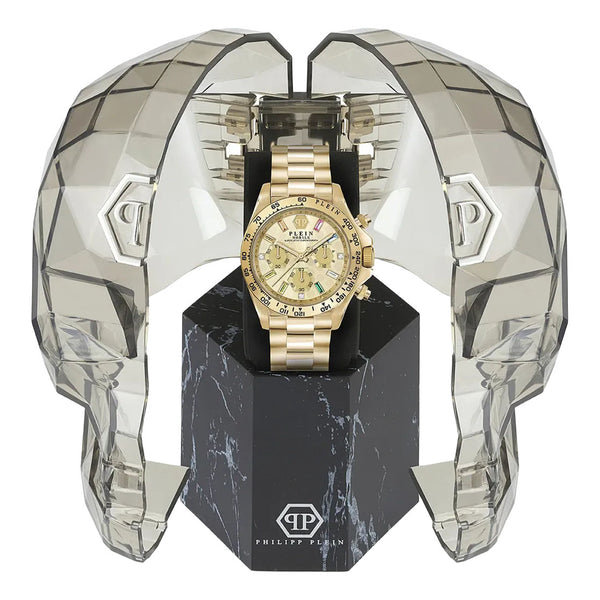 Philipp Plein Ladies Gold Tone Stainless Steel Wristwatch Additional View
