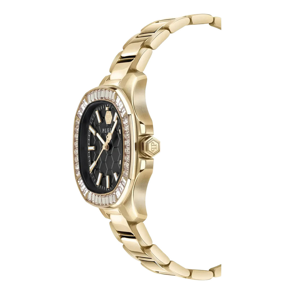 Philipp Plein Ladies Gold PVD Plated Stainless Steel Quartz Watch Primary View