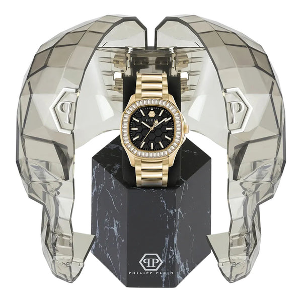 Philipp Plein Ladies Gold PVD Plated Stainless Steel Quartz Watch Additional View