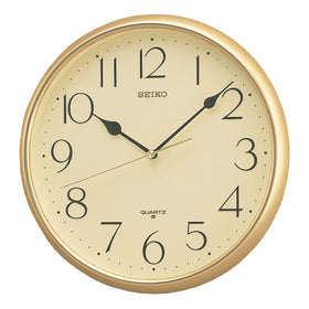 Seiko Gold Wall 28.5cm Clock QXA001G