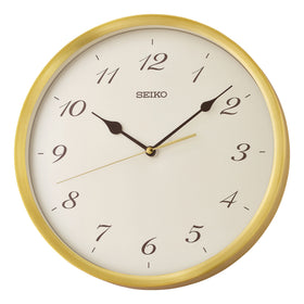 Seiko Gold Tone Wall Clock QXA784G