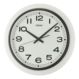Seiko Timeless White "Quiet Sweep" Wall Clock QXA813W