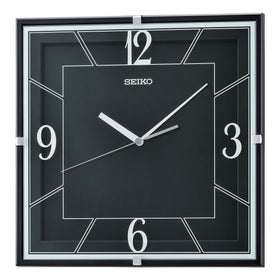 Seiko Black Quiet Sweep 30cm Wall Clock QXA821K