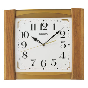 Seiko  Wood - Alder, MDF, Maple Veneer Wall Clock Primary View