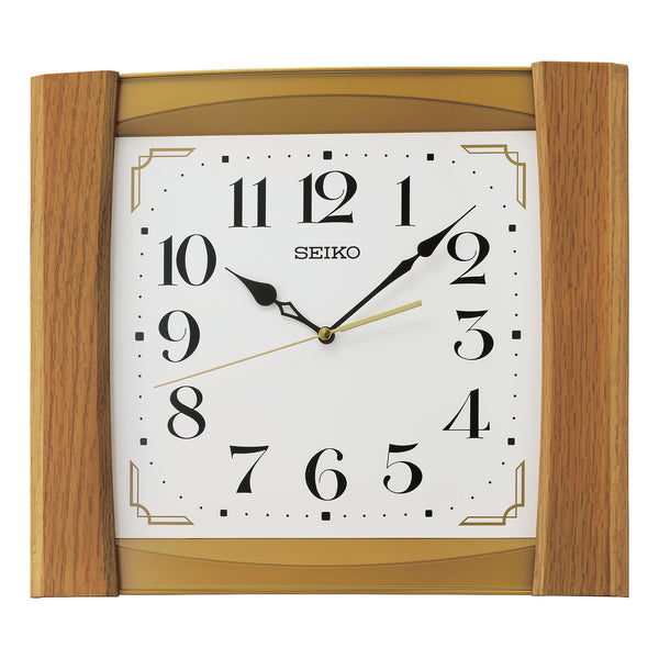 Seiko  Wood - Alder, MDF, Maple Veneer Wall Clock Primary View