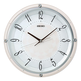 Seiko Retro Metallic Pink Wall Clock QXA830P