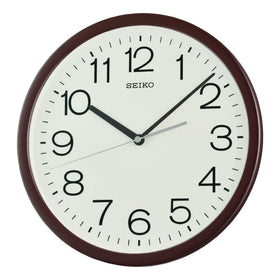 Seiko Brown Quartz Wall Clock QXA847B
