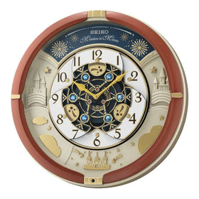 Seiko Melodies in Motion Rotating Pendulum Wall Clock QXM378B