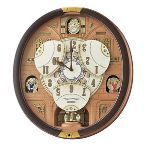 Seiko  Brown Wall Clock Additional View