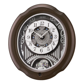 Seiko Melodies in Motion '36 Melodies' Crystal Glass Wall Clock QXM609N