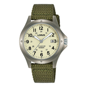 Lorus Gents Military Titanium Watch RG877CX9 (formally RXD425L8)