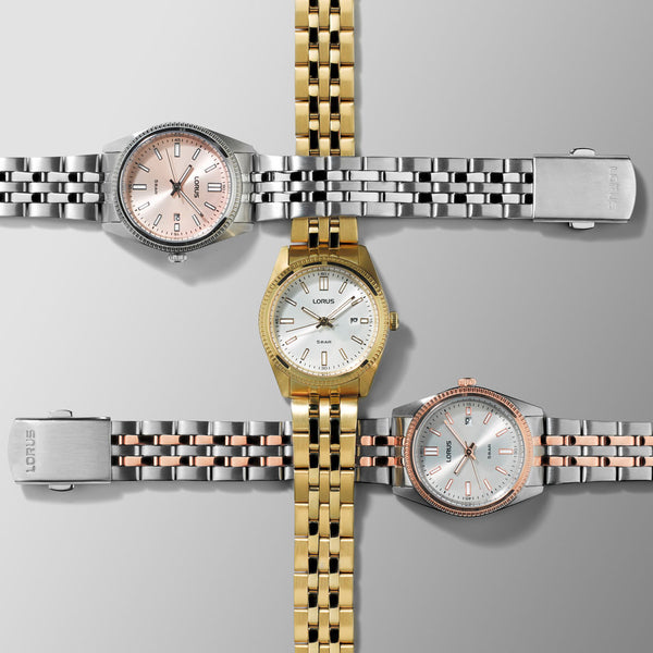 Lorus Ladies Two-Tone Stainless Steel Watches Additional View