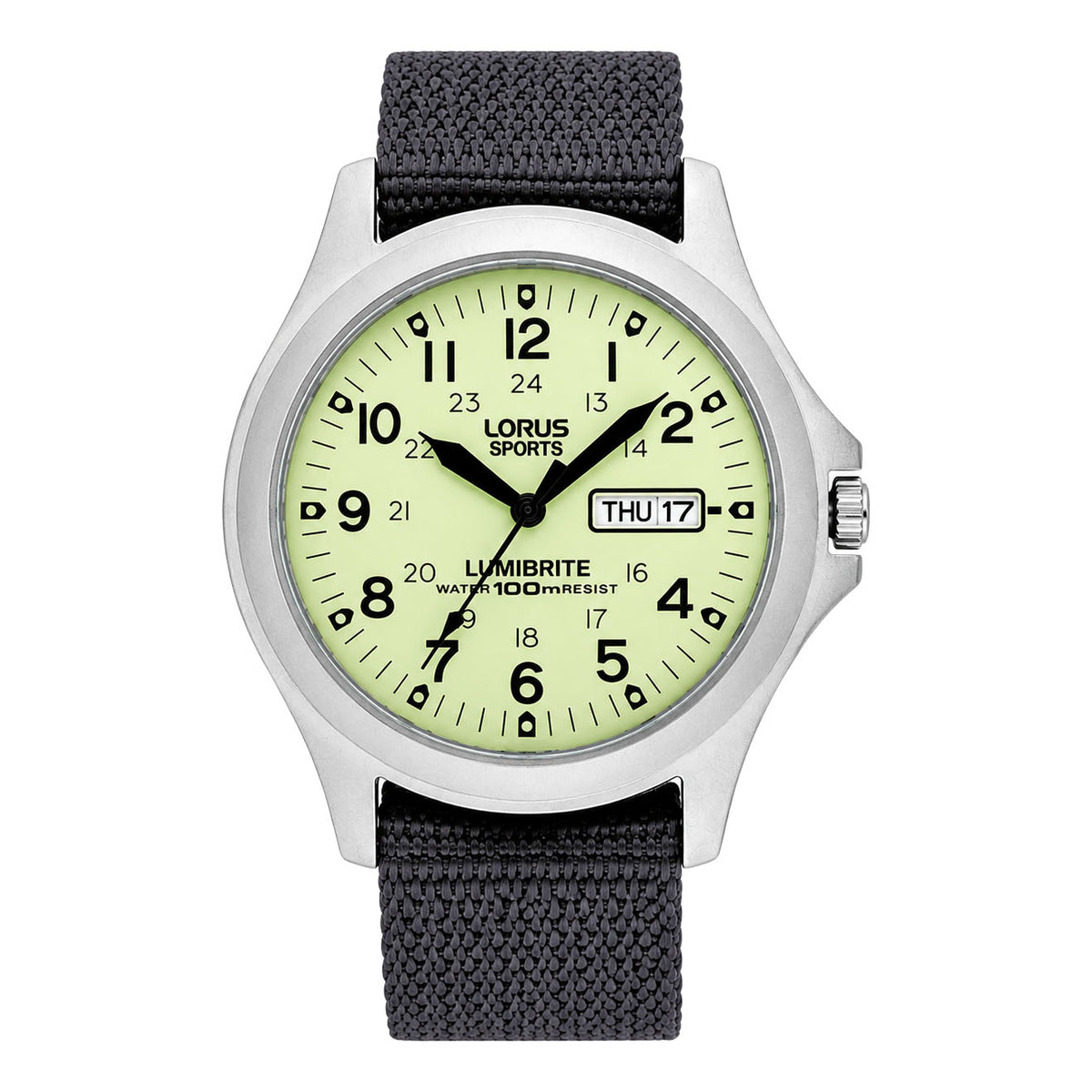 Lorus Lumibrite Montre Militaire 37mm RJ655AX9