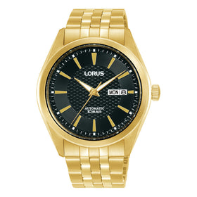 Lorus Sports Automatic 42mm Gold-Tone Stainless Steel Watch RL488BX9