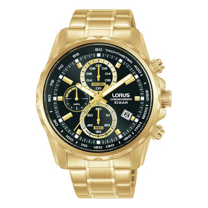 Lorus Gents Gold-Tone Stainless Steel Quartz Watch Primary View