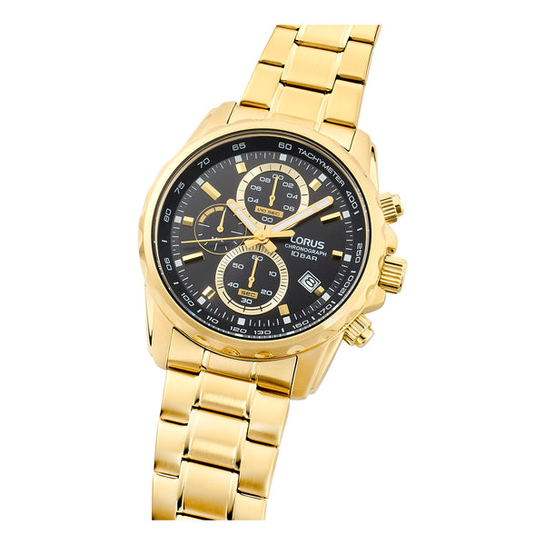 Lorus Gents Yellow Gold Quartz Watch Secondary View