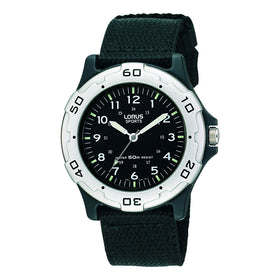 Lorus Childrens Fabric Sports 36mm 5ATM Watch RRX87FX9