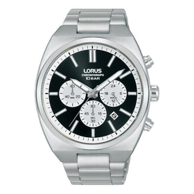 Lorus Sports Chronograph 43mm Stainless Steel Watch RT361KX9