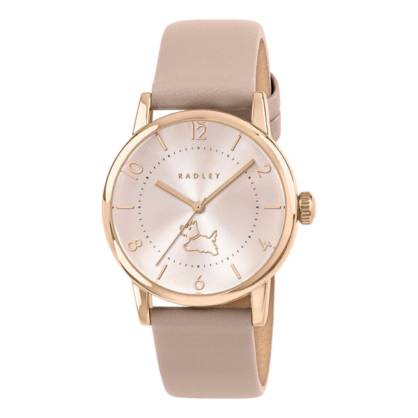 Radley Ladies Rose Gold-Tone LLB Quartz Watch Primary View