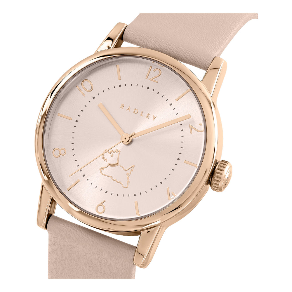 Radley Ladies Rose Gold-Tone LLB Quartz Watch Primary View