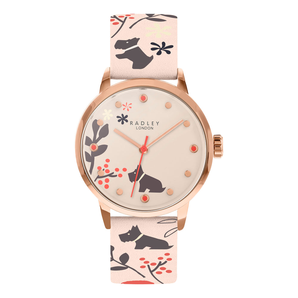 Radley Ladies Rose Gold-Tone LLB Quartz Watch Primary View