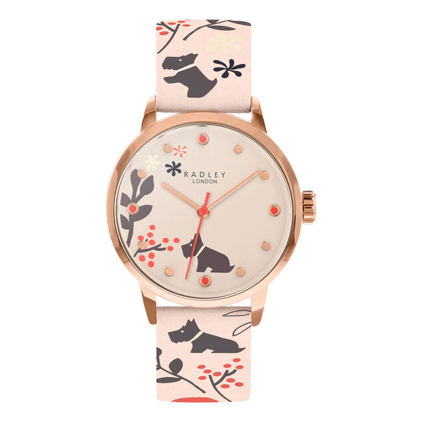 Radley Ladies Rose Gold-Tone LLB Quartz Watch Primary View